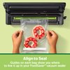 FoodSaver Quart Pre-Cut Vacuum Seal Bags, Easy Use Vacuum Storage Bags, Align to Seal and Tear to Open Vacuum Sealer Storage Bags, 43 Pack