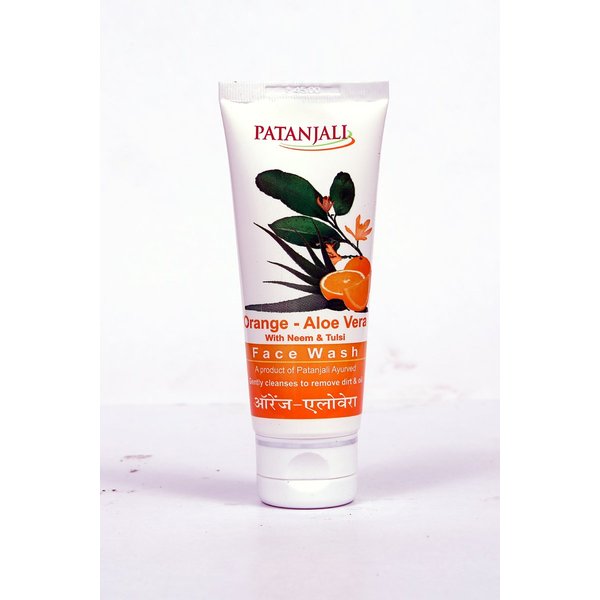 PATANJALI Face Wash Orng+Aloe 60 G
