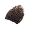 Anrosa Hair Extensions Clip In Human Hair Natural Black #1B Spiral Curly Hair Clip In Extensions 3A 3B Type Double Weft Brazilian Remy Thick Hair Jerry Curly Hair Extensions 120gram 22inch