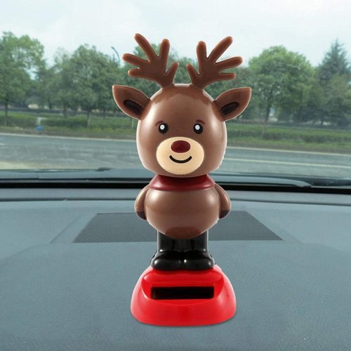 Solar Dancing Toy Christmas Theme Figure Bobble Head Toy Dancing Swinging Animated Bobble Dancer Toy for Party Ornament, Home Desk Decoration - #9