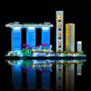 Kyglaring Only LED Lighting Kit Lights Set Designed for Lego Architecture Skyline Collection: Singapore 21057 Building Model Kit - Without Lego Set