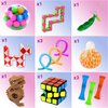 Sensory Fidget Toys Pack - 35pcs Stress Relief and Anti Anxiety Toys for Kids - Cool Fidget Packs with Stress Balls, Fidget Cube, & More for Party Favors, Prizes, Travel, & Pinata Stuffers