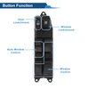 X AUTOHAUX Front Left Driver Side Power Window Switch for Toyota Corolla 1992-1997 Window Control Switch No.8482012330 Black