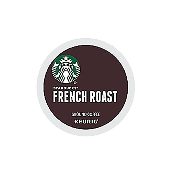 Starbucks French Roast Dark Coffee K-Cups 24-Count (Pack of 2)