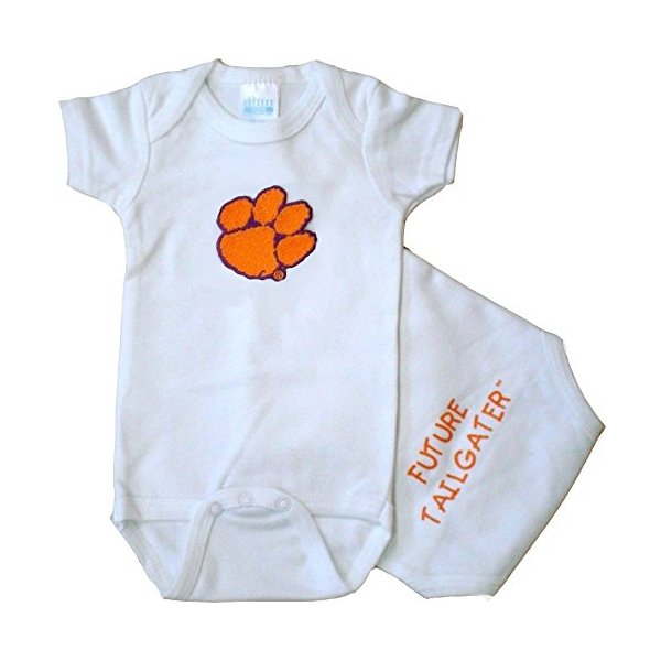Future Tailgater Clemson Tigers Licensed FT Baby Onesie