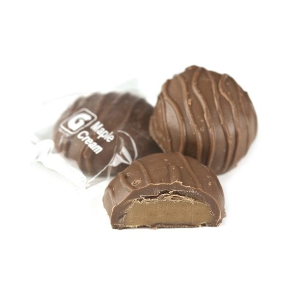 Giannios Candy Milk Chocolate Maple Creams Candy, Various Sizes (1 pound)
