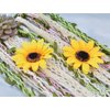 DrCor Sunflower Dream Catcher for Spring Gift Bedroom Nursery Boho Floral Handmade Dreamcatcher Greenery Wall Hanging Decor for Party Office Teens Girls Kids Room Decor