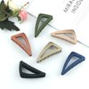 Medium Hair Clips for Women Girls Fine Hair, Nonslip French Hair Claw Clips for Thin/Medium Thick Hair, Strong Hold Matte Hair Jaw Clips Triangle Hair Claws Hair Clamps with Gift Box (Pastel Color)