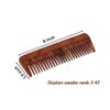 SVATV Handcrafted Rosewood Comb For Detangling Hair For Thick, Curly And Wavy Hair, Non-static And Eco-friendly With Wide Tooth For Grooming Hair Comb For Men & Women - (S-42)