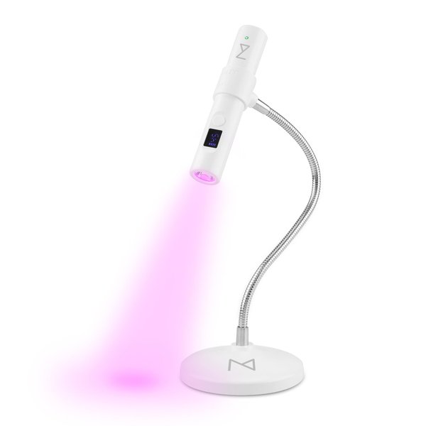 M - Nail Flash Cure Lamp with Focus Beam Technology, Touch Screen - UV & LED Light - for Gel X, Acrylic, Builder - Portable & Adjustable, Perfect for Soft Gel Tips & Gel Nails Polish Repair