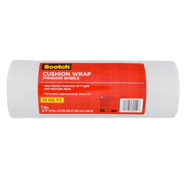 Scotch Cushion Wrap, 12 in x 10 ft, 1 Roll