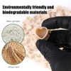200pcs Biodegradable Tattoo Ink Cups Heart Shaped Base ECO-Friendly Disposable Spliced Pigment Caps Tattoo Accessories