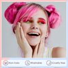 SPRINGSUGAR Pink Temporary Hair Chalk Comb, Washable Hair Color Dye for Girls Kids Adults Birthday Halloween Christmas Cosplay Festivals Hair DIY Party