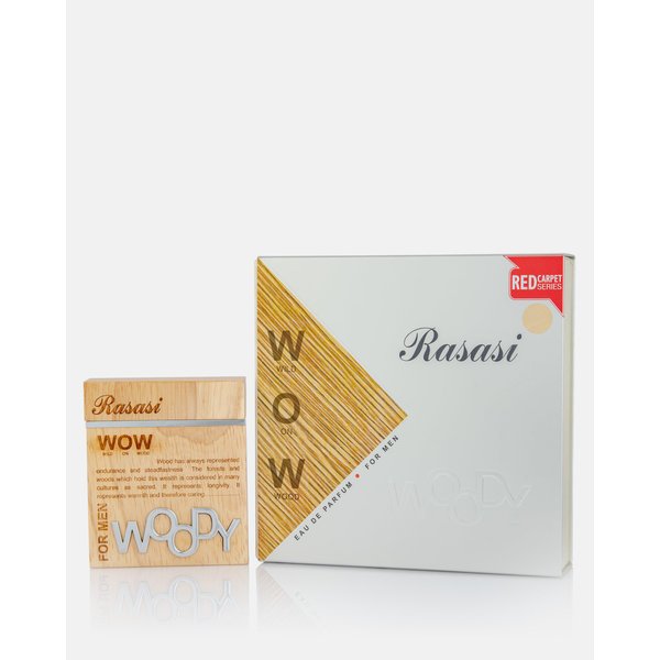 RASASI Wow Woody for Men EDP - Eau de Parfum 60 ML (2 oz) | Fruity Scents | Stars Notes of Grapefruit, Tangerine & Musk | Great Gift I