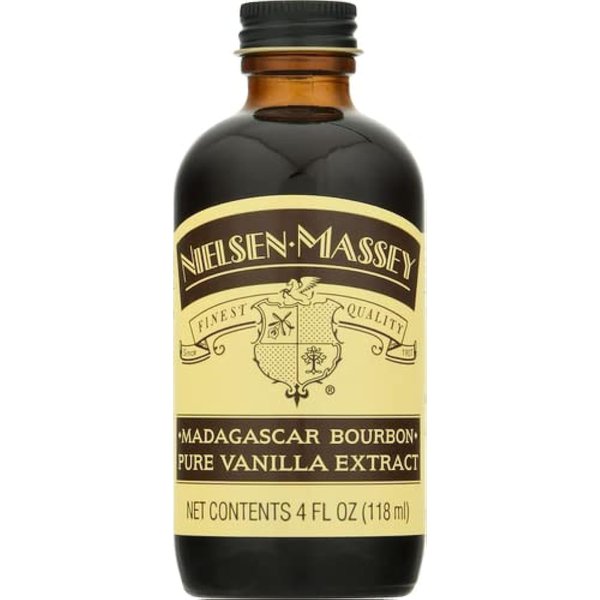 Nielsen-Massey Madagascar Bourbon Pure Vanilla Extract for Baking and Cooking, 4 Ounce Bottle