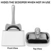 CatGuru Premium Cat Litter Scoop Holder, Scooper Caddy, Scoop Stand Pairs with Any Cat Litter Box and Fits Most Cat Litter Scoops (White)
