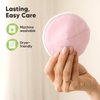 Organic Nursing Pads - 14 Washable Viscose Derived from Bamboo Breastfeeding Pads, Wash Bag, Reusable Breast Pads for Breastfeeding, Nipple Pads for Breastfeeding Essentials(Pastel Touch, M 3.9")