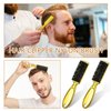 12 Pieces Blade Clipper Cleaning Brush Scrub Brush Barber Blade Cleaning Clipper Nylon Brush Tool (Gold)