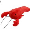 Dog Chew Toy Multi-Shape Comfortable to Touch Plush Cats Chew Stuffed Toy for Pet Squeaky Dog Toys Crab Dog Toy