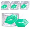 VERONNI Crystal Lip Masks 30 Pieces Green Tea Lip Mask Nourishing Lip Pads Firms Hydrates Lips Mask Sheet