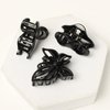 20 Pcs Small Hair Claw Clips for Women Girls 1.7 inch Plastic Small Claw Clips Black Hair Claw Tortoise Hair Jaw Clamp Hair Accessories
