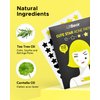 LitBear Acne Patch Pimple Patch, Black & Yellow Star Shaped Acne Absorbing Cover Patch, Hydrocolloid Acne Patches For Face Zit Patch Acne Dots, Tea Tree Oil + Centella, 112 Patches, 14mm & 10mm