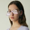 U Scinan Universal Presbyopic Glasses Folding Magnifying Reading Eyeglasses Flip-up Lens Make up Glasses +1.0~+4.0 (Purple, 3.5, x)