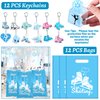 YYMYMGJ 110 PCS Ice Skating Skate Party Favors, Winter Ice Skating Skate Stickers Temporary Tattoos Slap Bracelets Keychains Badges Gift Bags Ice Skating Birthday Party Decorations Supplies for Kids