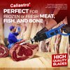 Caliastro 9-Inch Stainless Steel Frozen Meat Bone Cutting Saw Blades for Reciprocating and Sawzall Saws 5-Pack