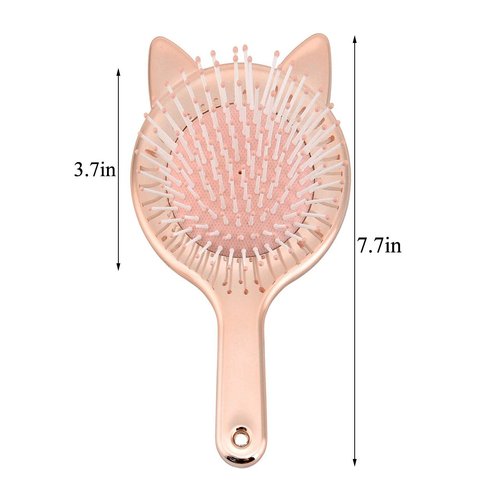 Aethland 2 Packs Toddler Hair Brush｜Golden and Silver- Exclusive Soft Brushes- for Thick Curly Thin Long Wet or Dry Hair Women & Girls Hair