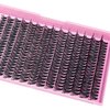 FANXITON DIY Lash Extension Kit 40D D Curl Individual Lashes Lash Clusters Kit Cluster Lashes Lash Bond and Seal and Lash Tweezers for Lash Clusters Kit DIY at Home