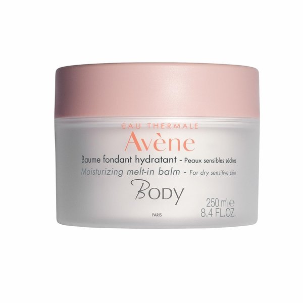 Eau Thermale Avène Moisturizing Melt-in Balm, Shea Oil Body Butter, Non-Greasy, Non-Sticky, Quick Absorbing, 8.4 oz.