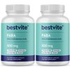 BESTVITE PABA 500mg (240 Vegetarian Capsules) (120 x 2) (para-Aminobenzoic Acid) - No Stearates - Vegan - Non GMO - Gluten Free