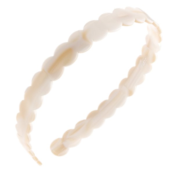 France Luxe Scalloped Headband - Alba