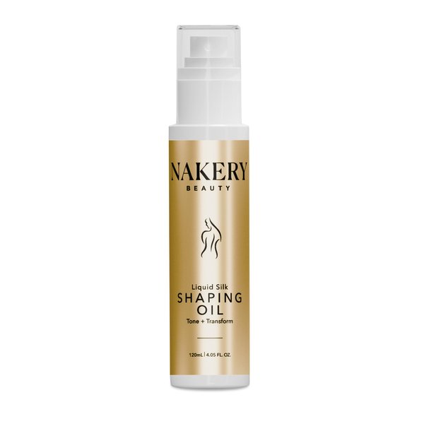 Nakery Liquid Silk Shaping Body Oil - Skin Firming & Tightening Body Oil - Wrinkle & Stretch Mark Oil - Skin Therapy Oil for Cellulite Loose & Aging Skin - Moisturizing Body Oil for Dry & Ashy Skin
