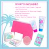 Petite ’N Pretty Sporty Set for Kids, Teens and Tweens - Skin Care Kit of Cleanser,Moisturizer, 50 pcs of Oil Blotting Sheets, and Natural Deodorant - Travel Essentials for Fresh & Glowing Skin