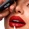 MUBA COSMETICS Liquid Lipstick - 24 Hour Waterproof Long Lasting, None- Transferable & High-Pigment Lip Makeup, Lipstick for Women - Liquid Lipsticks, Perfect Beauty Gifts (Kiss Me)