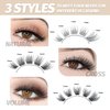DIY Eyelash Extension Lash Clusters 120 Clusters False Eyelash 3D Effect Individual Natural Lashes Set at Home Eyelash Extension Kit Lashes Pack Volume Cross Mixed