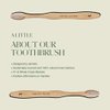 Kids Biodegradable and Eco-Friendly Bamboo Toothbrush 12-Pack - BPA Free Soft Bristle - Dentist-Approved and All-Natural with "Brush Smile Repeat" Etched on Handles by Plus Ultra