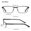 EYECEDAR 5-Pack Reading Glasses for Men Metal Rectangular Readers Eyeglasses Spring Hinges with Sun Readers Glasses Mens Readers 1.0