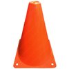 Electriduct 7 Inch Orange Plastic Sport Mini Traffic Cones Training Field Marker Cones - 10 Pack