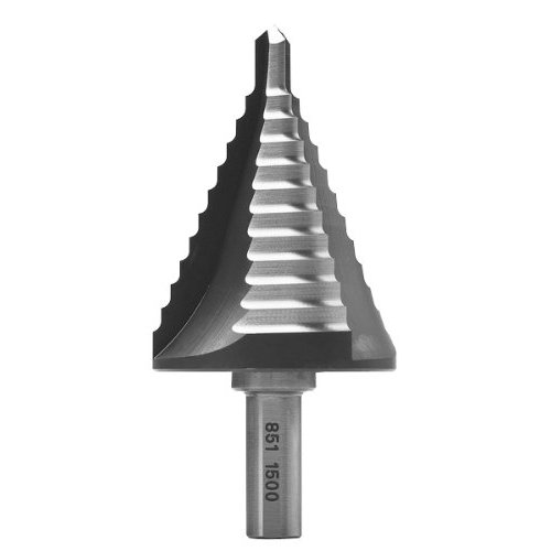 MAGBIT 851.1500 MAG851 1/4-Inch to 1-1/2-Inch Max Diameter High Speed Step Drill Bit, 11 Steps