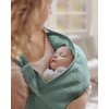 Blissful Diary Muslin Nursing Cover for Breastfeeding, Breathable Breastfeeding Cover up with Arch Neckline for Women, Nursing Apron (Roman Green)