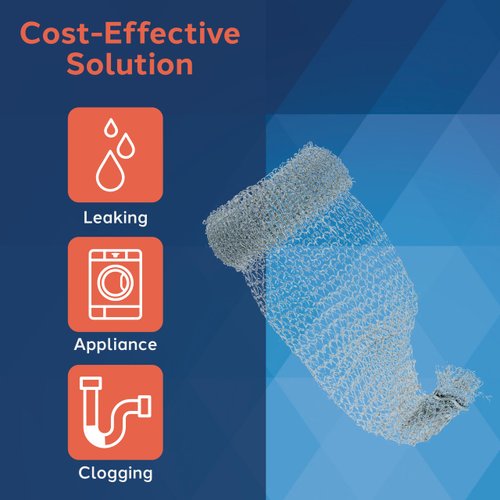 Plumb Craft Waxman 7639400T, Aluminum Mesh Washing Machine Lint Trap