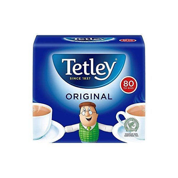 Tetley Tea Bags 80ct (From England)