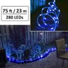 Solhice 75ft LED Rope Lights Blue Outdoor, 280 LEDs Waterproof Dimmable Christmas LED Tube Light with Timer for Deck, Patio, Wedding, Bedroom Indoor Decor (Not Connectable)