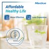 Maxblue Replacement for GE® RPWFE®, RPWF (with CHIP) Refrigerator Water Filter, Compatible with WSG-4, WF277, GFE28GMKES, PFE28KBLTS, GFD28GSLSS, PWE23KSKSS, GYE22HMKES, DFE28JSKSS, 3 Filters