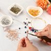 Junkin 2800 Pieces Headpins for Making Jewelry Flat Head Pins Set 0.63 Inch 0.71 Inch 0.79 Inch 1.18 Inch Jewelry Making Head Pins Mix Beading Pins for DIY Jewelry Making (Multicolor)