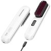Househerb Cordless Hair Straightener Brush, Portable Mini Hair Straightening Brush for Travel, Rechargeable 9600 mAh USB-C, Lightweight Anti-Scald Heated Styling Tools & Appliances
