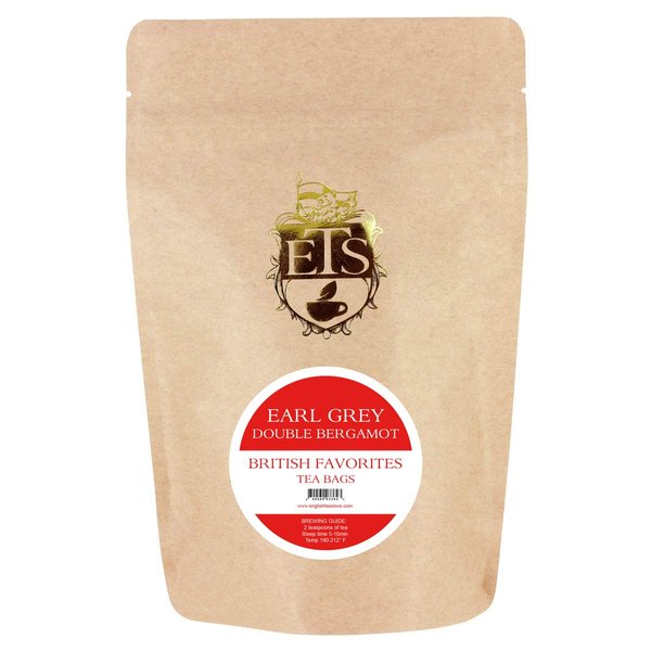 English Tea Store Earl Grey Teabags Double Bergamot, 25 Count